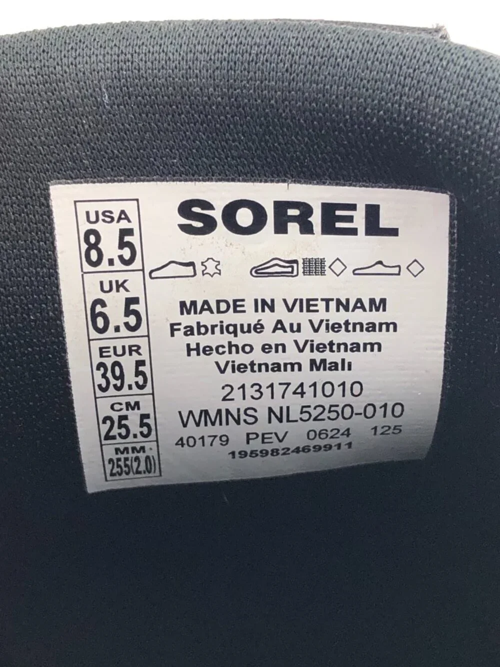Sorel Ona Ave Black Leather Slip-On Sneakers